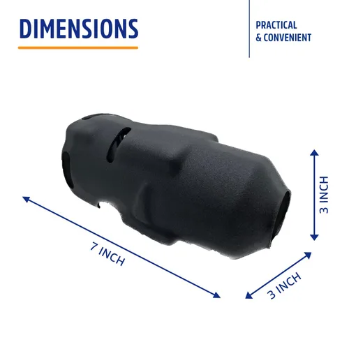 Miniatura 6 de Protoco JB-62B - Funda protectora para el destornillador de impacto Milwaukee 2767 1/2", cubierta de herramienta, color negro