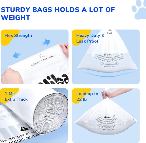 Miniatura 5 de Bolsa de arena compatible con cajas de arena para gatos 3 y 4, paquete de 60 – Bolsas de basura extra gruesas para autolimpieza de cajas de arena