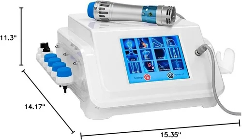 Miniatura 4 de Máquina de terapia de ondas de choque electromagnético eficaz, ondas im-p-ulse, masajeador corporal, alivio del dolor muscular, tratamiento ED 7