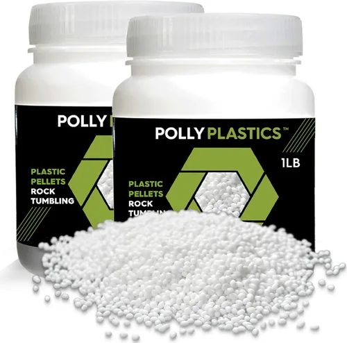 Miniatura 6 de Polly Plastics Pellets de polietileno de plástico de polipropileno – 1 libra de medios para aumentar la acción de volteo