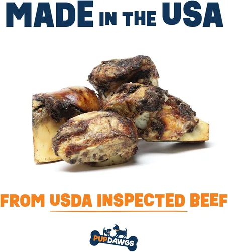 Miniatura 2 de Huesos de perro de un solo ingrediente, fabricados en Estados Unidos, huesos de fémur de carne de res, huesos naturales para masticadores agresivos