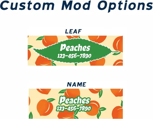 Miniatura 3 de Peaches Dog Collar Personalized (X-Small 5/8")