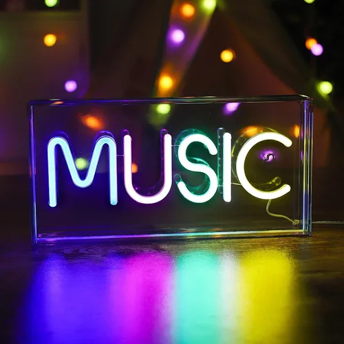 Miniatura 10 de Letrero de neón LED para fiesta, escritorio, dormitorio, hogar, cumpleaños, decoración artística con USB