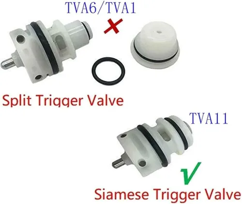 Miniatura 3 de TVA11 Válvula de gatillo para Bostitch Nailer ModelsN62FN N52FN N79WW N79RH N80SB N88RH N88WW N90PT N90RHN Clavadoras de bobina Piezas de reparación