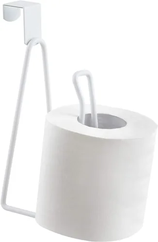 Miniatura 7 de INIUNIK Soporte de papel higiénico, dispensador de rollos de papel higiénico sobre el tanque, reserva para almacenamiento y organización en el baño
