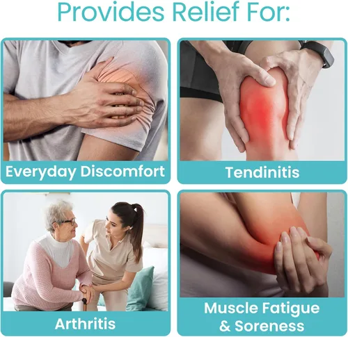 Miniatura 8 de Vive Manga de compresión de brazo para hombres, mujeres, 20-30 mmHg médica graduada con protección UV, para tendinitis, artritis