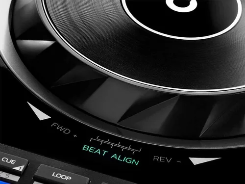 Miniatura 5 de Hercules DJControl Inpulse 500 MK2 Paquete de controlador DJ de 2 canales con estuche, cable de distribución TRS a RCA y paño de pulido Austin