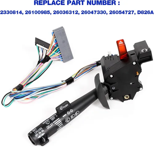 Miniatura 5 de Interruptor de combinación multifunción de repuesto para Chevy Tahoe S10 GMC C1500 K1500 Suburban Yukon 1995-2002, reemplaza 2330814 26100985