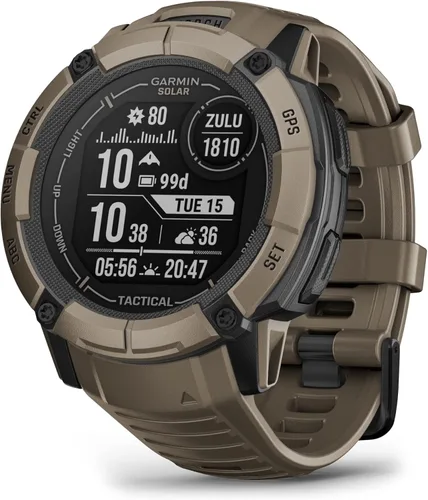Miniatura 8 de Garmin Instinct 2X Solar, reloj inteligente GPS resistente, linterna incorporada, capacidad de carga solar, GNSS multibanda, Moss