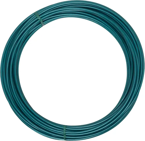National Hardware N267-039 - Alambre de tendedero de 50 pies de acero recubierto de plástico verde para exteriores, línea de secado de lavandería en