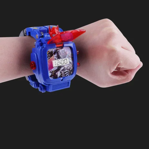 Miniatura 5 de Creative Robot Transformer - Reloj de pulsera digital para niños de 2 a 14 años, color azul, Digital