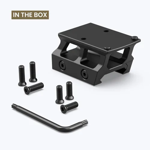 Miniatura 5 de Guardtier Red Dot - Soporte elevador Picatinny de 0.75 pulgadas compatible con RMR Footprint Red Dot/407C/507C/508T