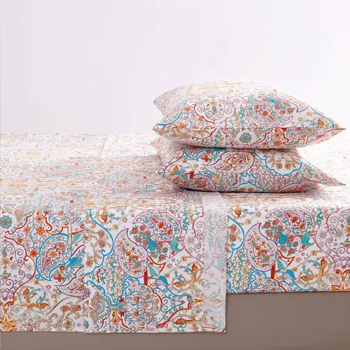 Miniatura 2 de Wake In Cloud - Sábanas bohemias, 100% algodón, juego de sábanas de 4 piezas, ropa de cama estética con estampado de cachemira bohemio hippie