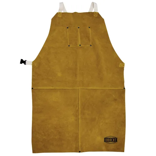 West Chester, 7010, delantal de cuero resistente al calor., Bronceado, 1