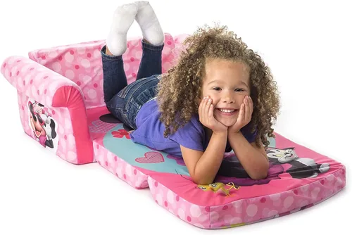 Miniatura 5 de Muebles Marshmallow para niños, sofá de espuma 2 en 1, Minnie Mouse, por Spin Master