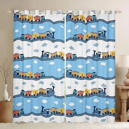 Miniatura 36 de Cortinas opacas con estampado de animales de safari, guepardo, cebra, tigre, jirafa, leopardo, 104 pulgadas de ancho x 84 pulgadas de largo