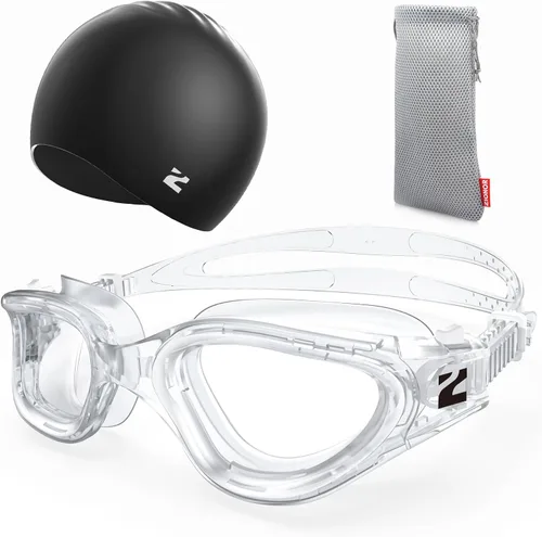 Miniatura 17 de ZIONOR Gafas de natación para niños con gorro de natación, G1 MINI SE antivaho con gorro de natación para niños A2