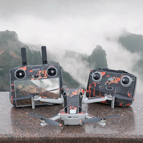 Miniatura 7 de Mavic Mini4 Pro Skin Wrap para DJI Mini 4 Pro Cámara Drone Cuerpo Brazos RC2 Control Remoto Conjunto completo Adhesivo Adhesivo a prueba de arañazos