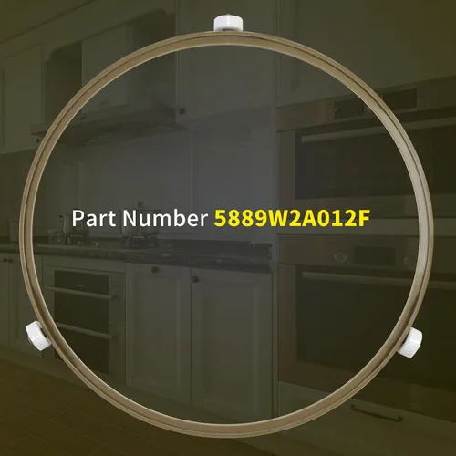 Miniatura 4 de 5889W2A012F, 5889W2A012D, 5889W2A012P Horno de microondas, plato giratorio, anillo de soporte de rodillo giratorio de 9.5 pulgadas, compatible