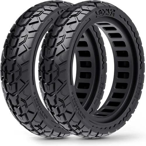 Miniatura 13 de Paquete de 2 neumáticos para patinete sin cámara 50/75-6.1, mejora tu patinete con neumáticos sin aire de 8.5x2.0, 8 1/2 x2 Neumáticos de reemplazo