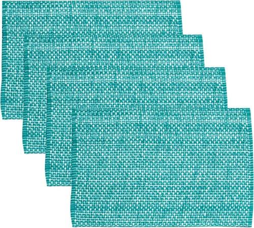 Miniatura 14 de Sweet Home Collection Trends - Mantel individual (100% algodón), Paquete de 4, Eggshell