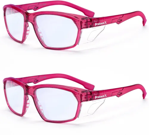 Miniatura 56 de ProtectX Lentes de lectura elegantes para mujeres y hombres, antivaho y antiarañazos, protección UV, gafas de seguridad antiimpactos