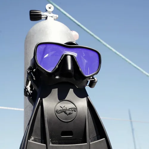 Miniatura 6 de Nami - Máscara de buceo individual sin marco, vista panorámica, UV disponible, buceo, pesca submarina, máscara de snorkel para adultos