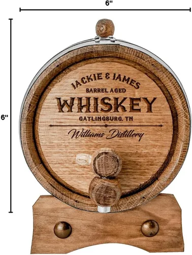 Miniatura 6 de Barril de añejamiento personalizado de roble blanco americano