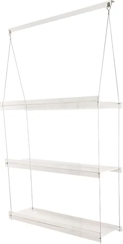 Miniatura 21 de Estantes colgantes de acrílico para ventanas (34 pulgadas de ancho, 2 estantes - 35 pulgadas de alto)