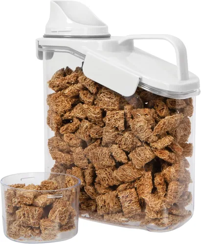 Oggi Easi Pour - Contenedores herméticos para almacenamiento de alimentos, contenedores de cereales, dispensador de arroz, dispensador de cereales,