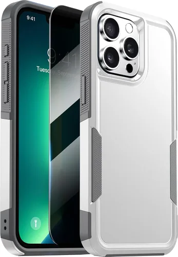 Miniatura 95 de Diaclara Funda diseñada para iPhone 12 Pro Max, [con protector de pantalla de privacidad] [antiespía] [protección contra caídas de grado militar]