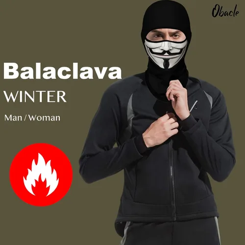 Miniatura 148 de Obacle Pasamontañas para hombres y mujeres, para invierno, clima frío, esquí, ciclismo, caza