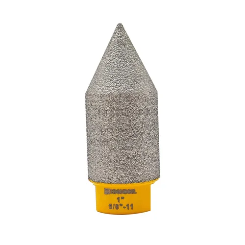 Broca de fresado de biselado de diamante, broca avellanadora de diamante HIGHDRIL con rosca de 5/8-11 para ampliación de agujeros de 1 pulgada