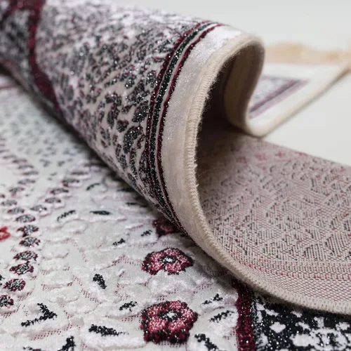 Miniatura 2 de Modefa Alfombra de oración de terciopelo islámico turco, alfombra de oración para hombres y mujeres, diseño tradicional musulmán Janamaz Sajada
