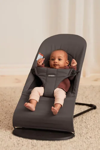 Miniatura 6 de BabyBjörn Bouncer Balance Soft, Gris Oscuro, Tejido/Jersey, Tri-Tela Asiento Ajustable de Mecedora para Bebé 2-en-1 y Silla para Niños Pequeños