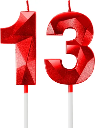 Miniatura 40 de Velas de cumpleaños número 15, velas número 15, velas de feliz cumpleaños de oro rosa para pastel, decoraciones de cobertura de pastel de diseño 3D