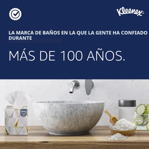 Miniatura 3 de Kleenex - Cubo de pañuelos faciales profesionales para negocios, cajas de pañuelos planos