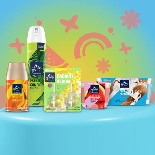 Miniatura 7 de Glade Repuesto automático en aerosol, Mighty Mango, ambientador perfumado para el hogar y el baño, 6.2 onzas, 2