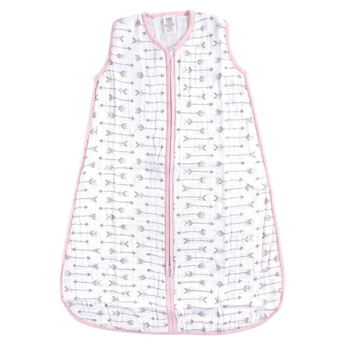 Miniatura 2 de Luvable Friends - Saco de dormir para bebé sin mangas, diseño unisex, Saco de dormir sin mangas de muselina de algodón, 0-6 meses