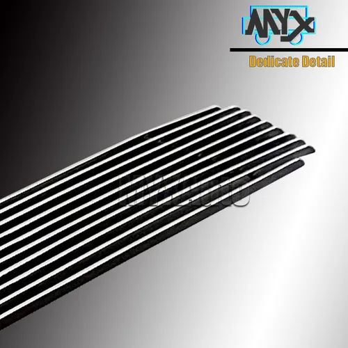 Miniatura 5 de Se adapta a 2010-2013 Chevy Camaro SS V8 parachoques delantero inferior aluminio cromo Billet rejilla inserción 2011 2012