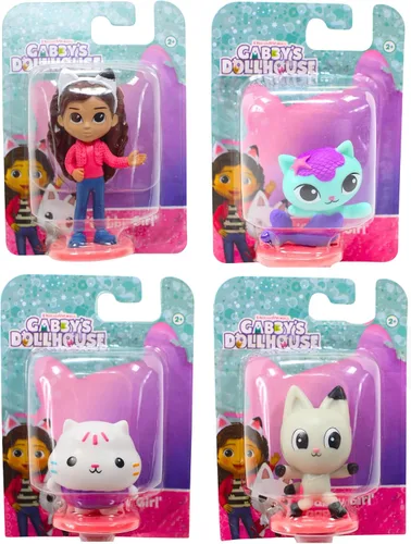 Paquetes de figuras y juego de Gabby's Dollhouse - (Set de 4 minifiguras)