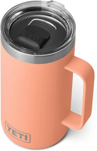 Miniatura 14 de YETI Rambler - Taza de acero inoxidable aislada al vacío con tapa MagSlider, 24 onzas Blanco