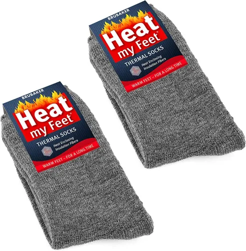 Miniatura 7 de Paquete de 2 calcetines térmicos BRUBAKER Heat my Feet - Pies cálidos - Fibras aislantes que encierran el calor