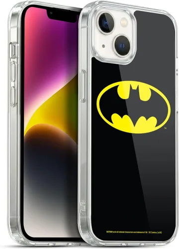 Miniatura 337 de Head Case Designs Funda de gel con licencia oficial de Batman DC Comics Bat Signal Logos [protección de grado militar] compatible con Apple iPhone 7