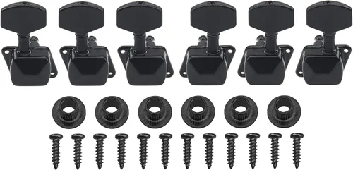 Miniatura 2 de 6 clavijas de afinación de cuerda semiclosadas Yootones Llaves de afinación, cabezales de máquina, afinadores 3L3R compatibles con Epiphone Les Paul