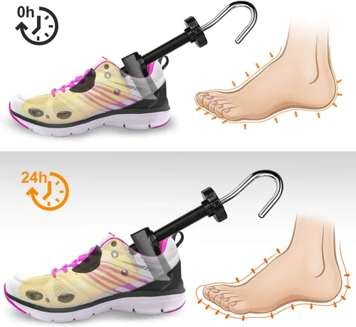 Miniatura 48 de eachway - Estirador de zapatos para hombre y mujer, ajusta el largo y ancho del calzado, para tallas de hombre de EE. UU. de 10 a 13.5