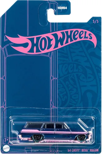 Miniatura 4 de Hot Wheels Pearl and Chrome 2022 64 Chevy Nova Wagon 5/5
