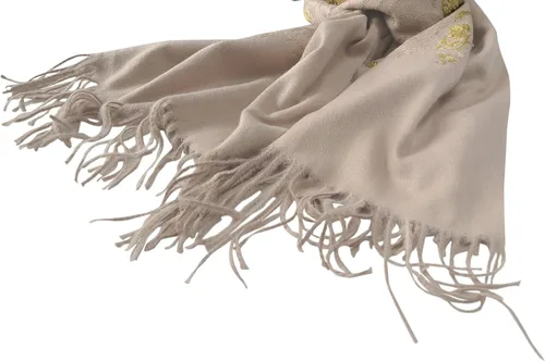Miniatura 4 de Urban CoCo Chal Bordado con Borlas de Tamaño Grande para Mujer, Bufanda de Mujer