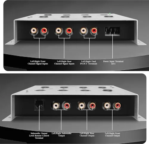 Miniatura 3 de LANZAR Vibe - Red cruzada de audio electrónico de 3 vías mejorada con canal de paso alto y paso bajo, pendiente de octava de 12 dB, control remoto