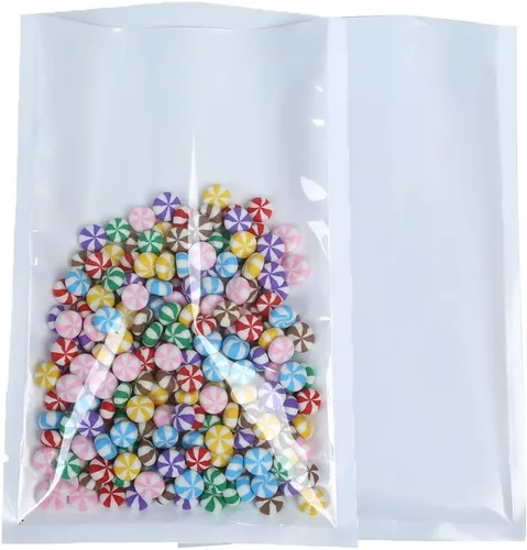 Miniatura 10 de QQ Studio 100 bolsas metálicas de Mylar con parte superior abierta y sellables (6x9cm (2.3x3.5"), 100x Kraft) 100 papel estraz
